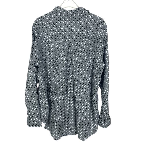 Grayson The Hero Button Up Shirt Hearts Lyocell Size 3 Medium Classic - Picture 8 of 14